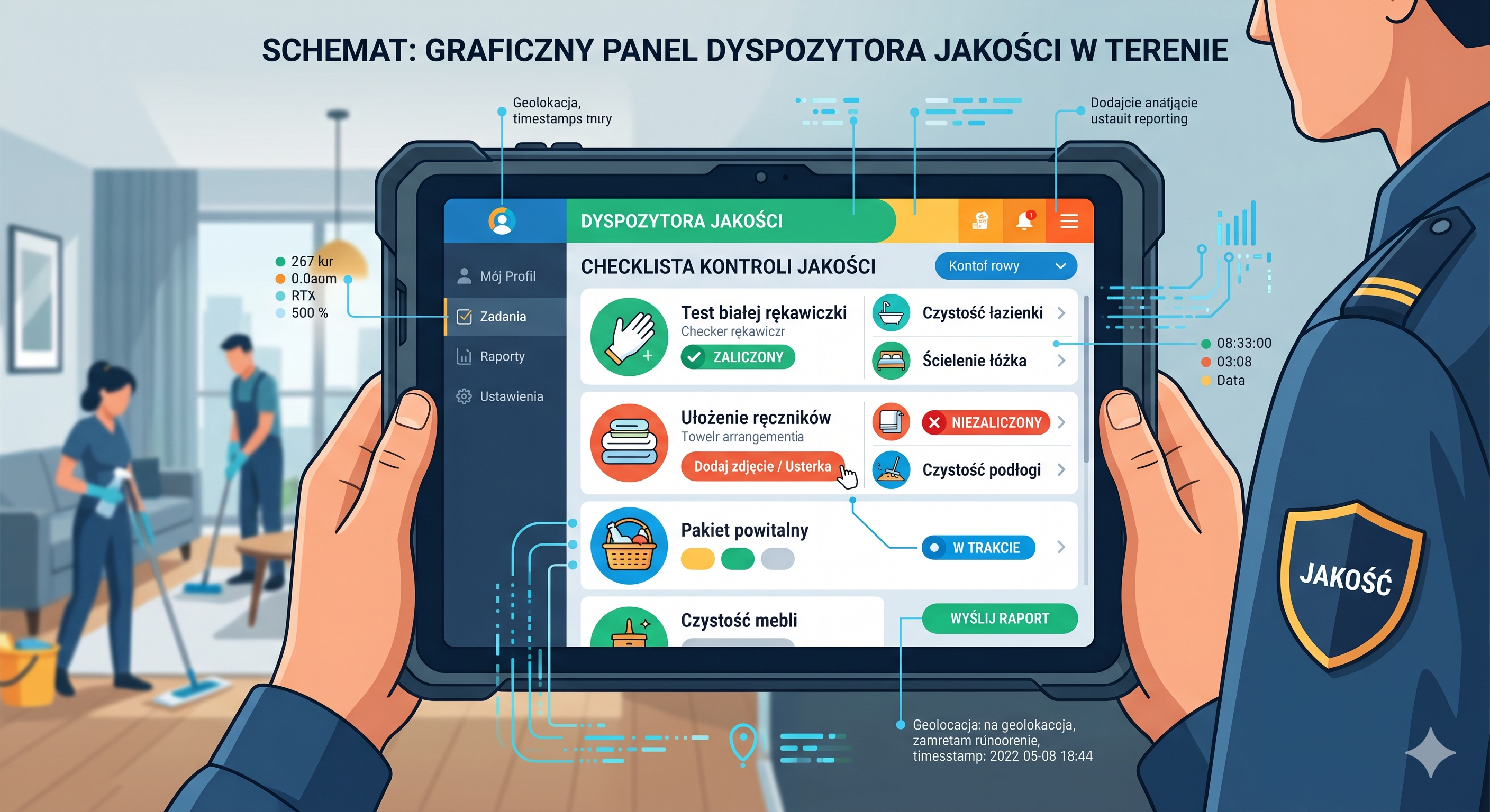 Aplikacja Dyspozytora Jakości